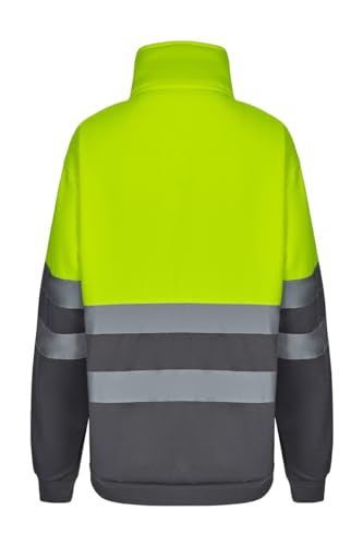 Velilla 305701 Camisola de alta visibilidade bicolor com fecho de correr