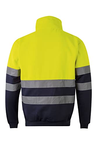 Velilla 305701 Camisola de alta visibilidade bicolor com fecho de correr