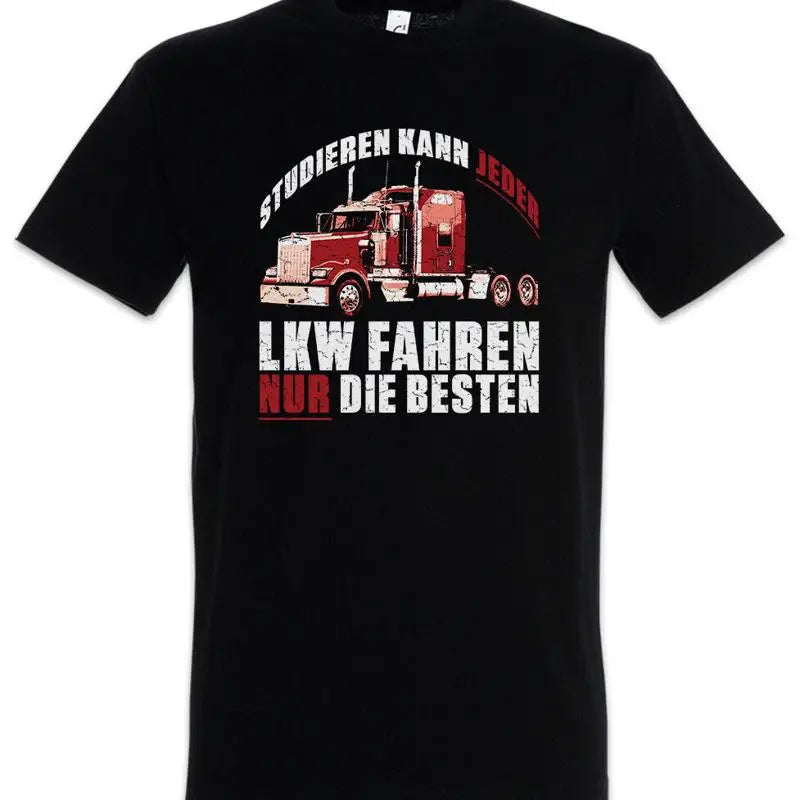 Study Can Anyone T Shirt Truck Driving Truck Humming Driver Trucker Gift Fun