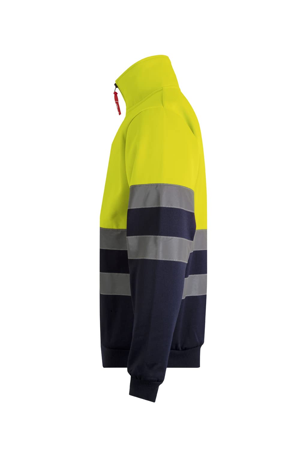 Velilla 305701 Camisola de alta visibilidade bicolor com fecho de correr