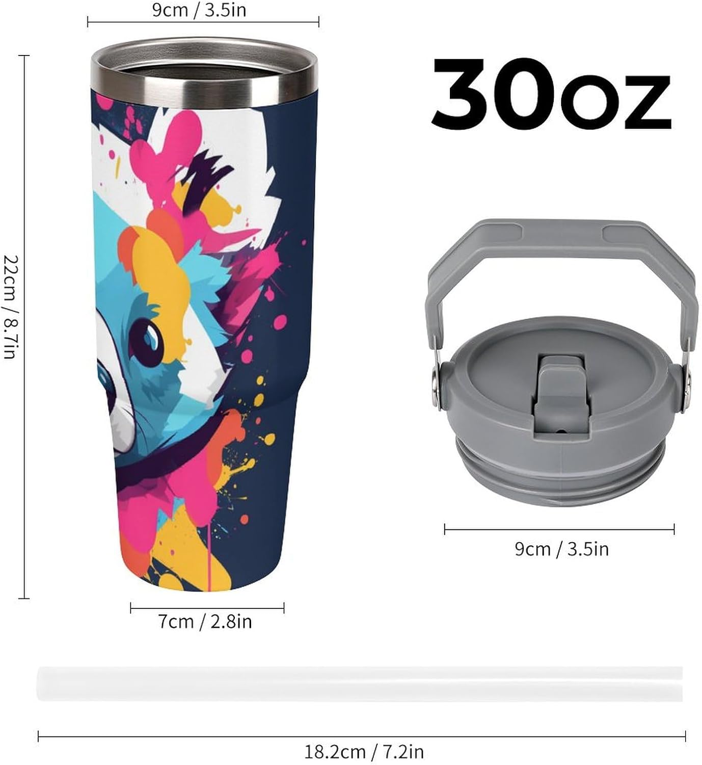 Camion grande Termo Para Café Con Tapadera Aislante - Ideal Para Llevar Y Mantener La TempeRattoura - Taza Termica Durable 30oz