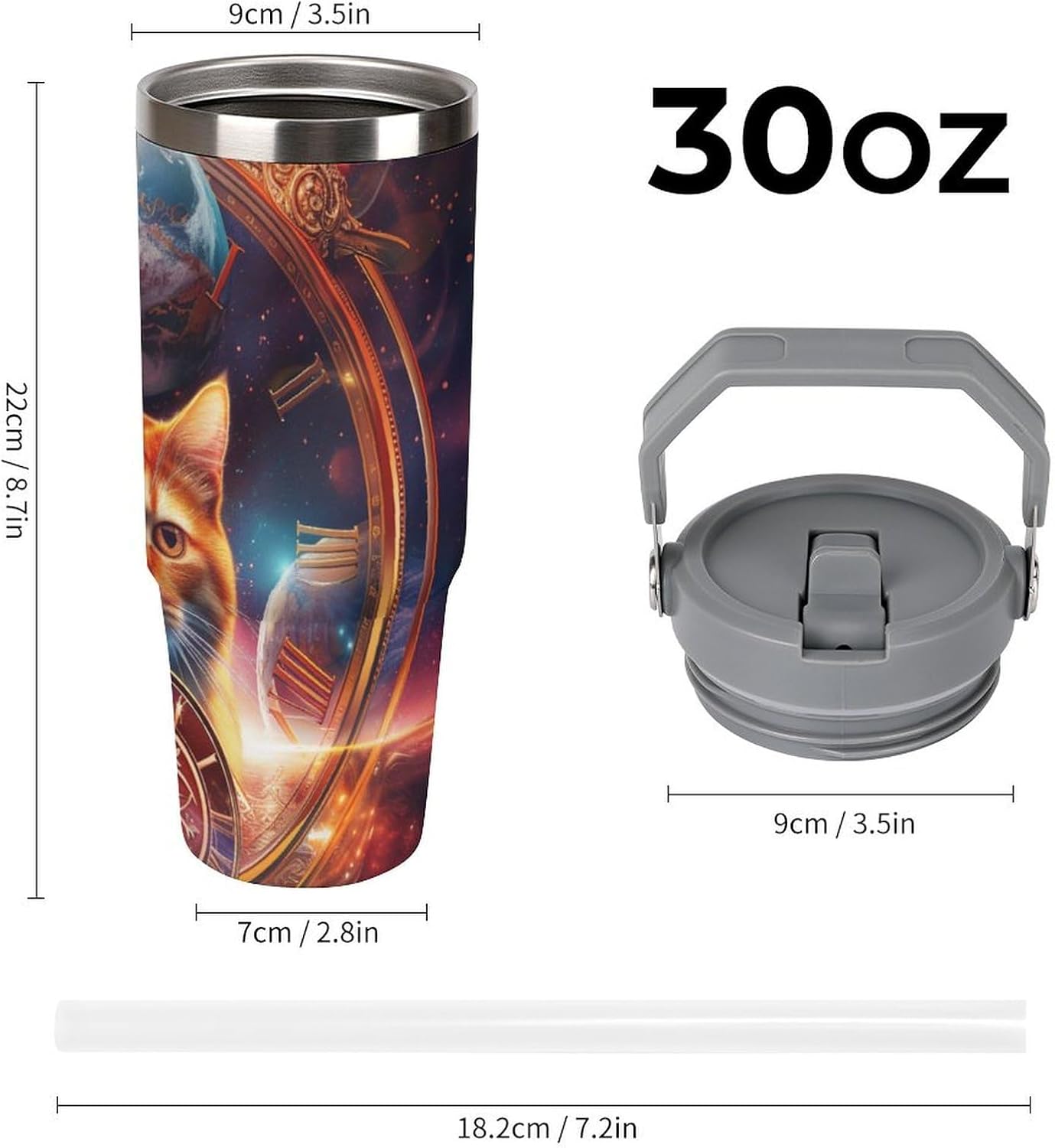 Camion grande Termo Para Café Con Tapadera Aislante - Ideal Para Llevar Y Mantener La TempeRattoura - Taza Termica Durable 30oz