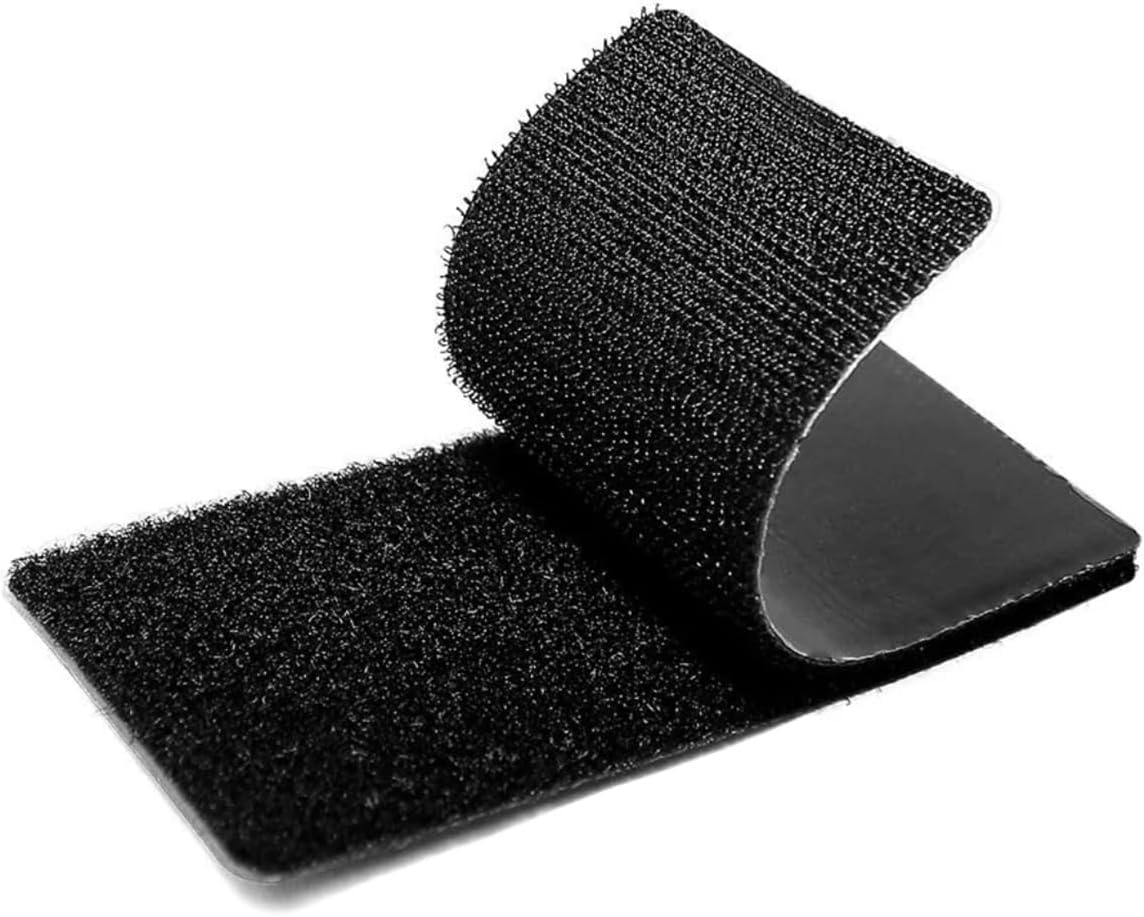 Juego de 3 cortinas para camiones en negro con flecos rojos