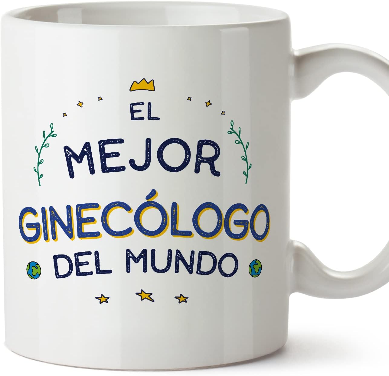 MUGFFINS Tazas para CAMIONERO hombre - En Español - Mejor del Mundo - 11 oz / 330 ml - Regalo original y divertido