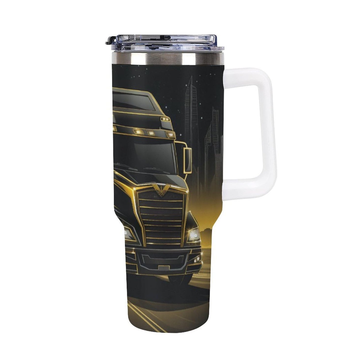 Gattino Termo De Café Para Llevar - Diseño Aislante Con Tapadera A Prueba De Fugas - Ideal Para Mantener Bebidas Calientes 40oz