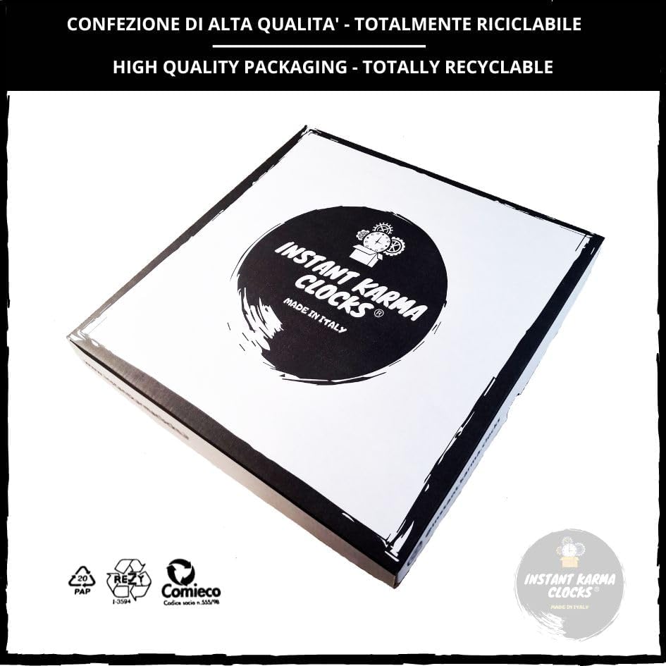 Instant Karma Clocks | Reloj De Pared | Camionero | Camión | Transportador | Mensajero | Conductor | Camión | Idea Regalo