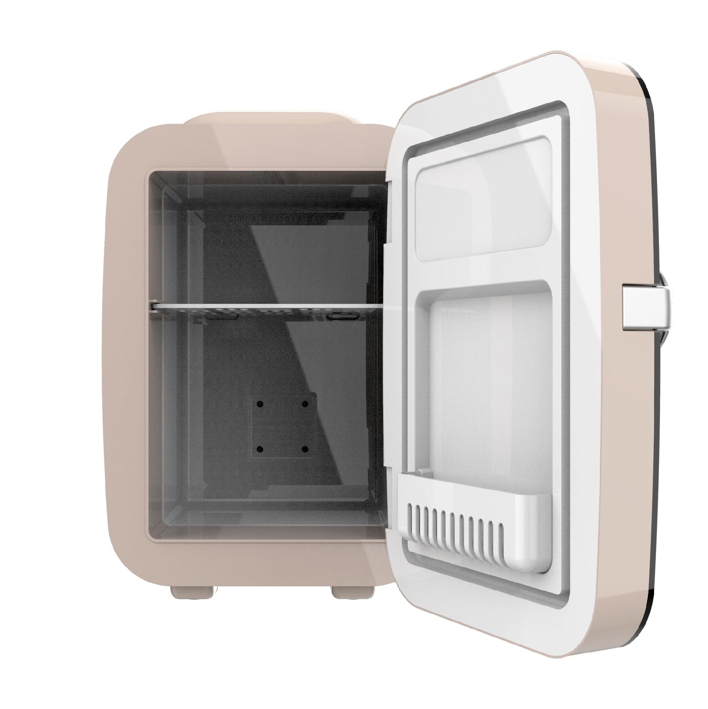 Cecotec Mini Nevera Bolero MiniCooling Río White 4L. Funcionamiento 12V-220V, Compatible coche y caravanas, Función enfriamiento y calentamiento, Rango temperatura 5-65º, Transporte fácil