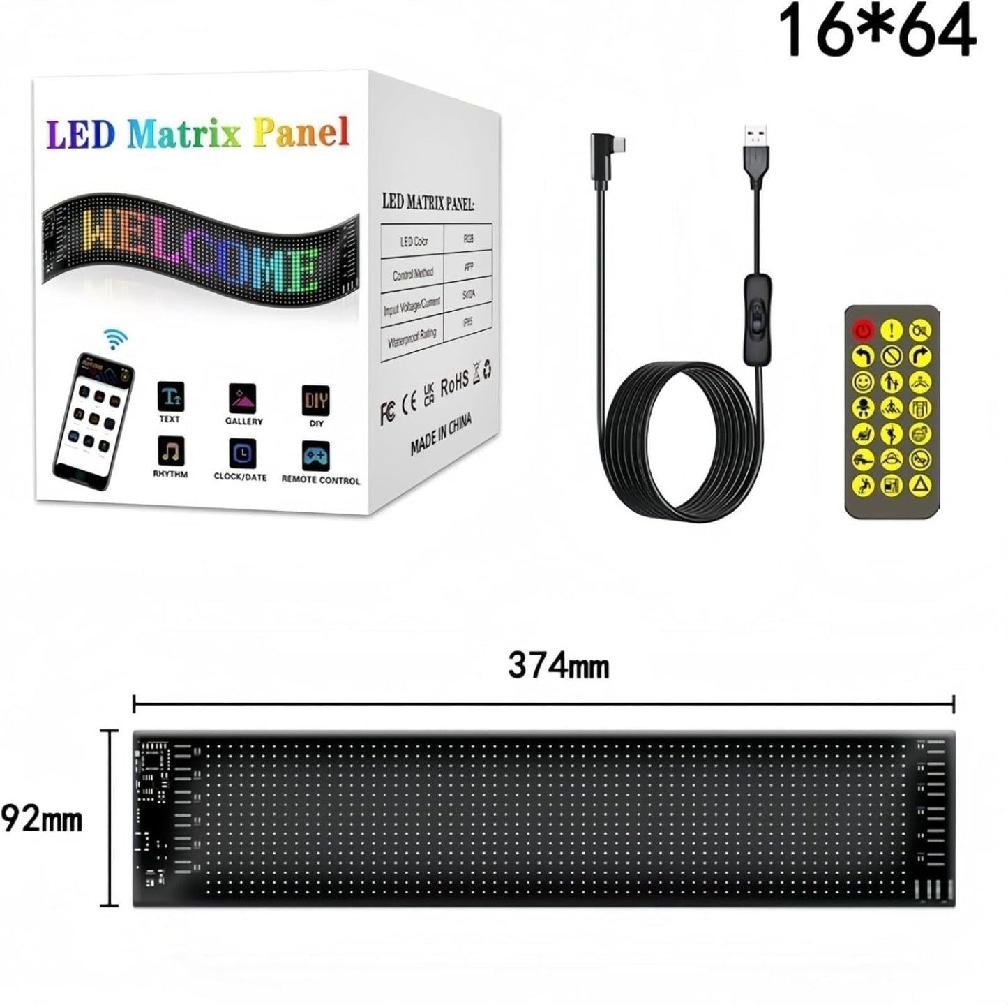 Luz de ojos de diablo para coches, gran pantalla de luces LED dinámicas de ojo de diablo, luces led para coche,luces led ,cochepantalla LED programable para coche, letreros de luz de ojos de diablo p