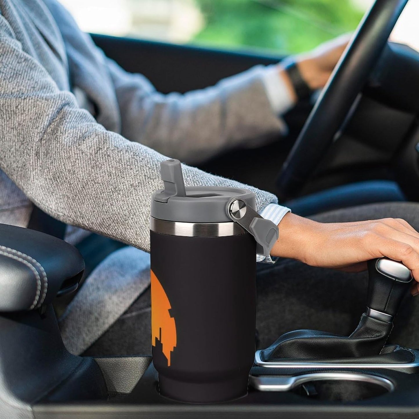 Camion grande Termo Para Café Con Tapadera Aislante - Ideal Para Llevar Y Mantener La TempeRattoura - Taza Termica Durable 30oz