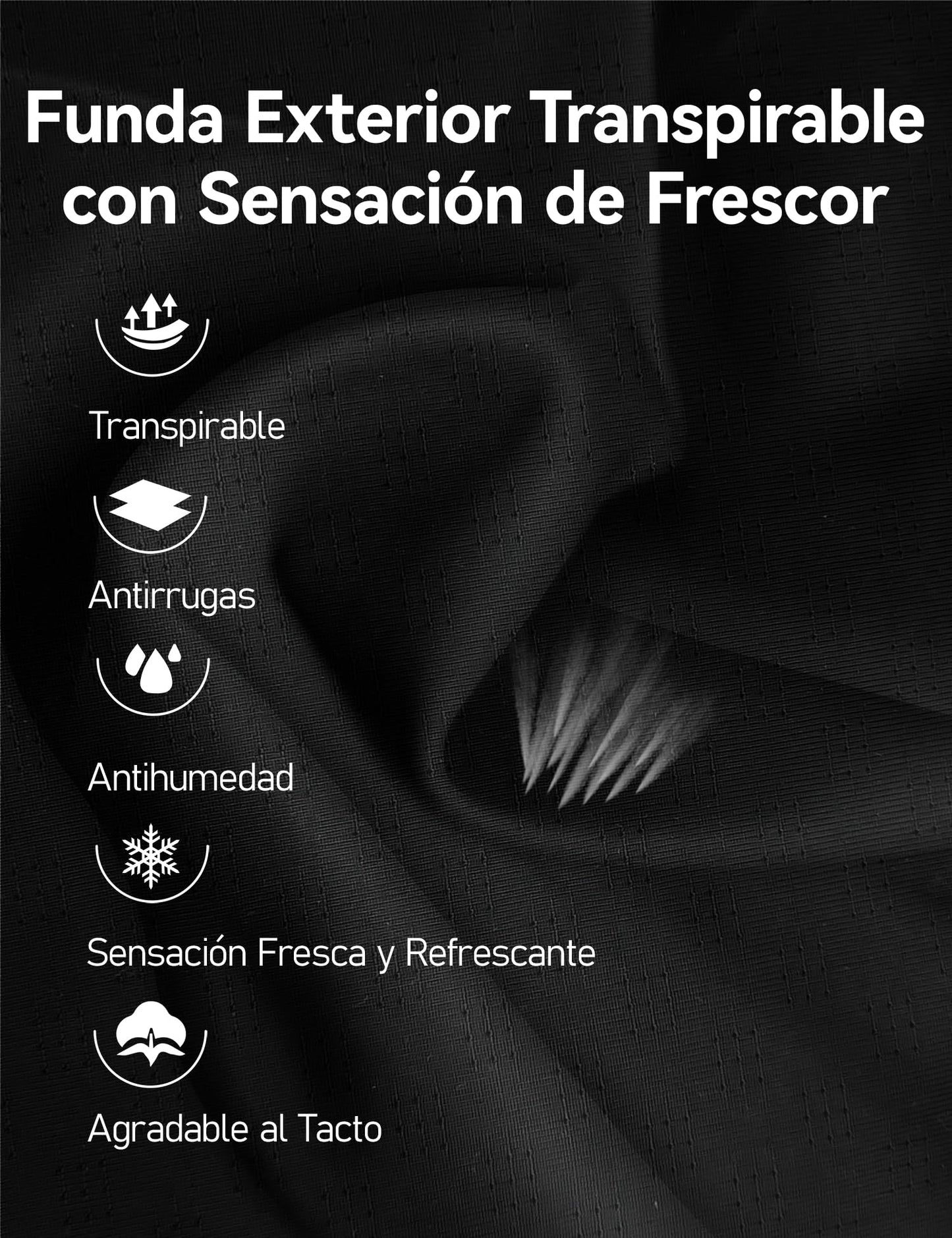 Travel Ease Cojín de Soporte Lumbar Ergonómico, Respaldo de Espuma Viscoelástica para Asiento de Automóvil, Silla de Oficina, Respaldo con Cubierta Antiestática y Correas Ajustables Dobles, Negro