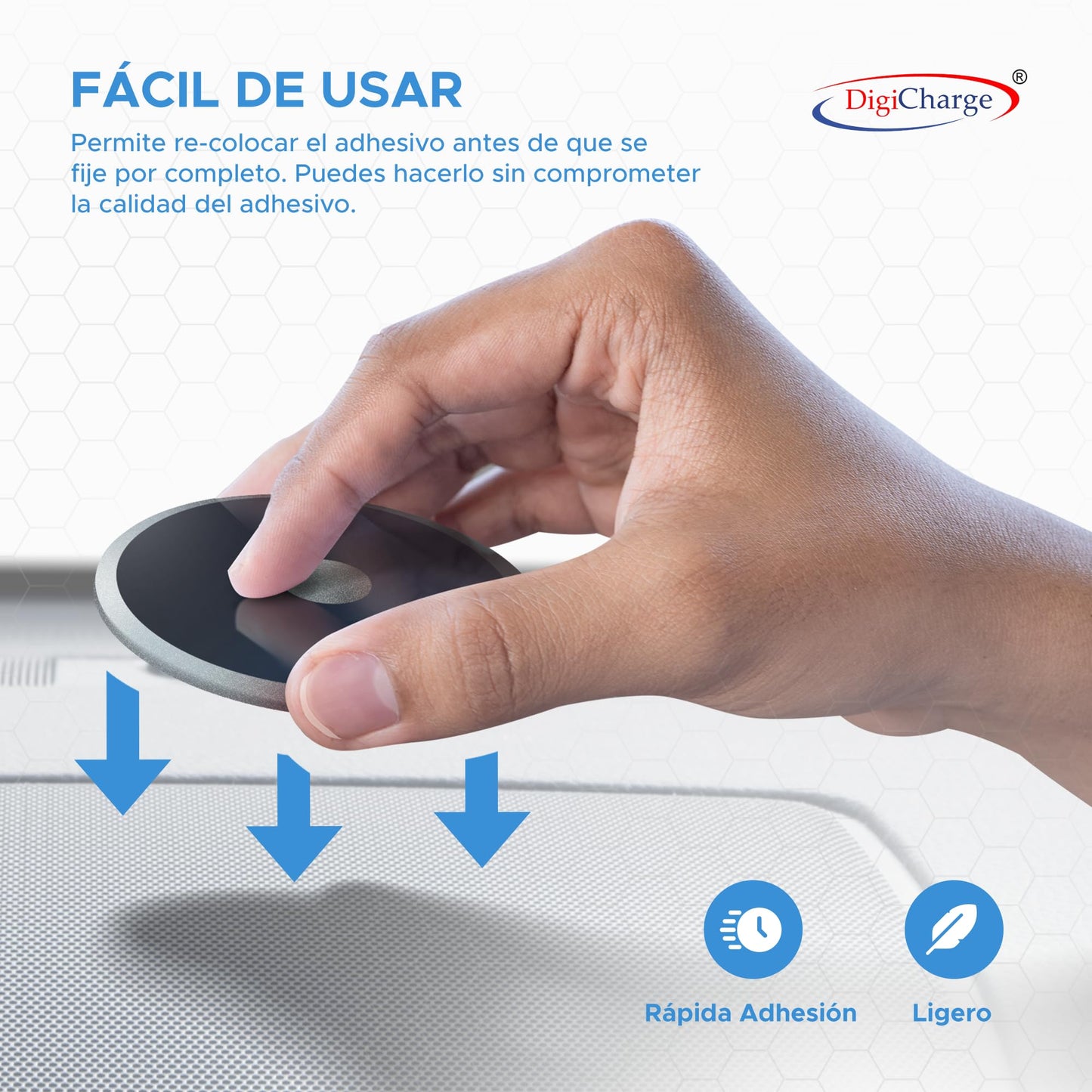 Discos Adhesivos para el salpicadero para Todos los navegadores Tomtom & Garmin GPS Start, Via, Go Classic Discover Basic Essential, Camper, Campervan, Dezl, Drive, Drivesmart, Driveassist, Nuvi