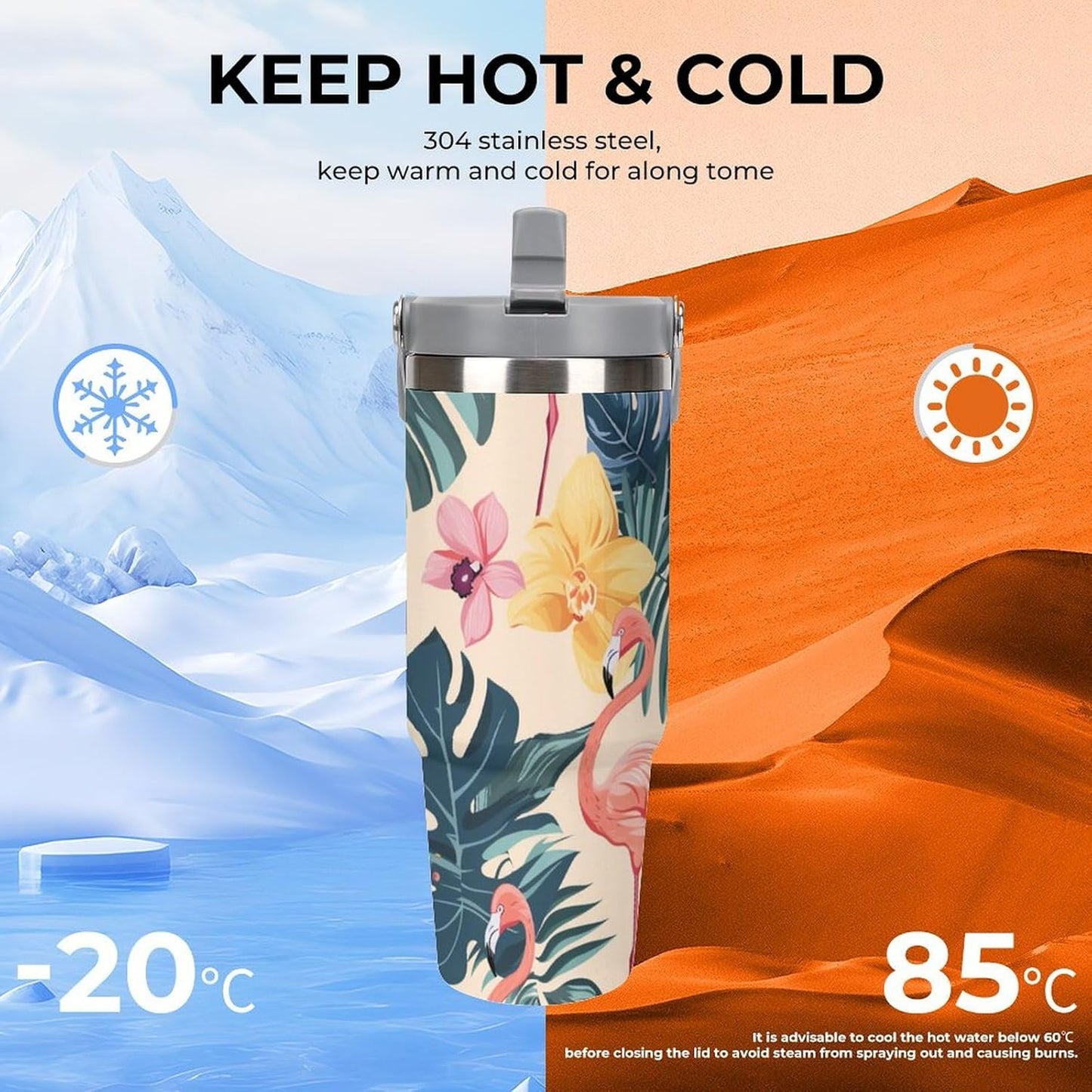 Camion grande Termo Para Café Con Tapadera Aislante - Ideal Para Llevar Y Mantener La TempeRattoura - Taza Termica Durable 30oz