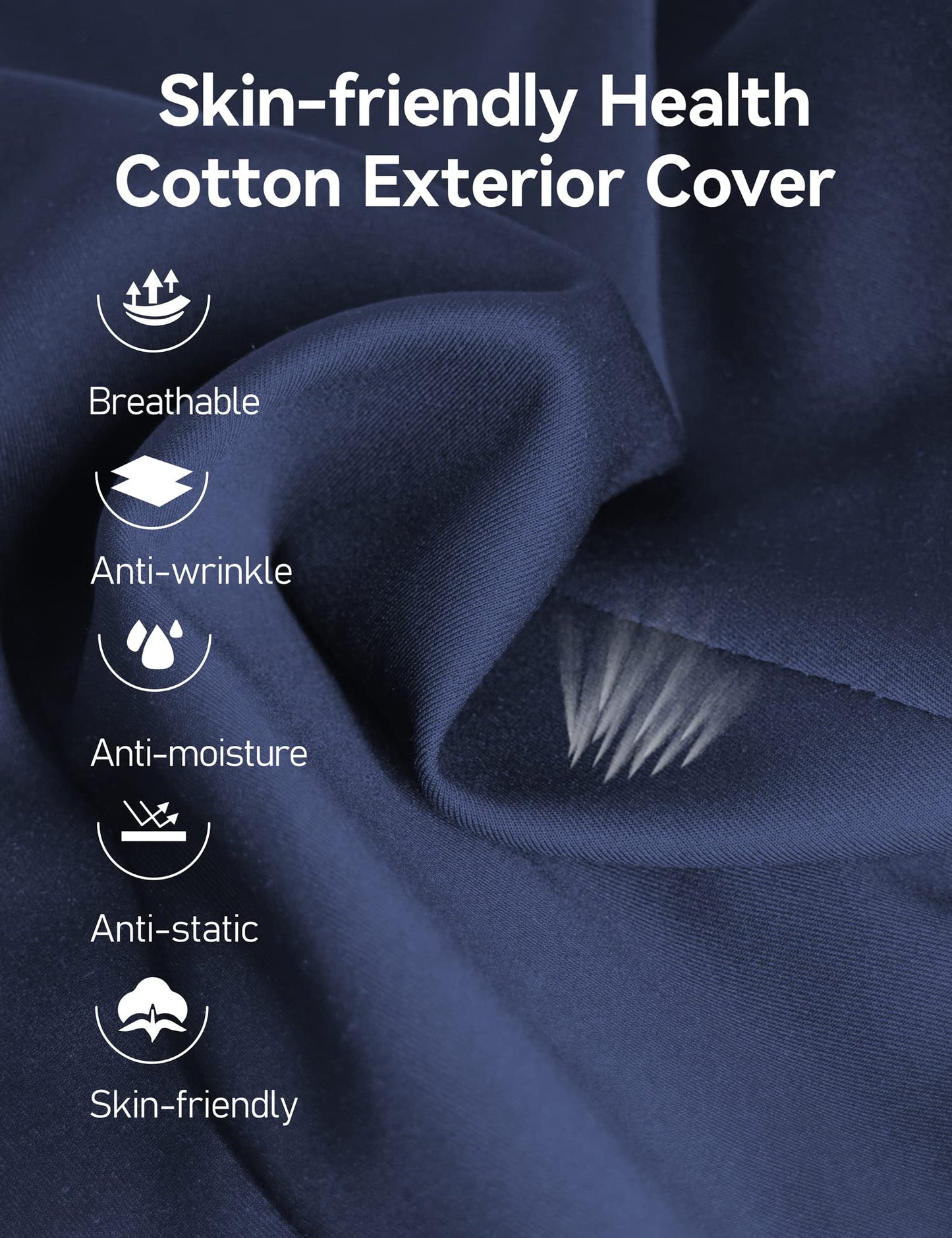 Travel Ease Cojín de Soporte Lumbar Ergonómico, Respaldo de Espuma Viscoelástica para Asiento de Automóvil, Silla de Oficina, Respaldo con Cubierta Antiestática y Correas Ajustables Dobles, Negro