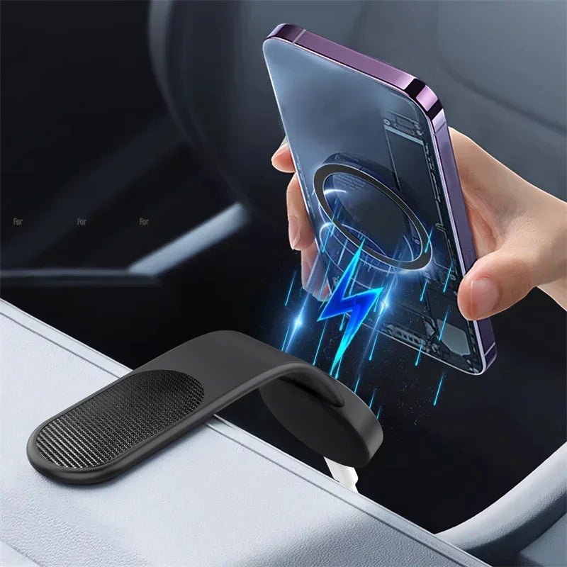 Magnetic Car Wireless Charger Fast Charging Car Phone Holder Center Control Screen Dashboard for iPhone 15 14 13 Samsung Xiaomi