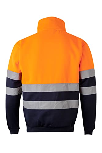 Velilla 305701 Camisola de alta visibilidade bicolor com fecho de correr