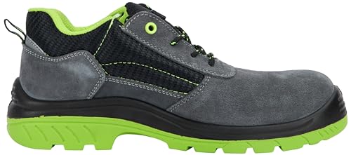 Bellota 7231046S1P - Zapatos de Seguridad de Hombre y Mujer (Talla 46) de Piel Serraje Transpirable, Ligeras y Resistentes a Golpes y Rozaduras