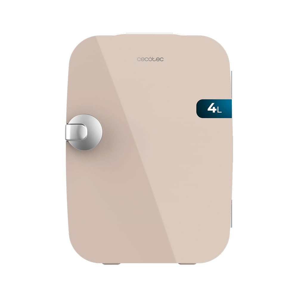 Cecotec Mini Nevera Bolero MiniCooling Río White 4L. Funcionamiento 12V-220V, Compatible coche y caravanas, Función enfriamiento y calentamiento, Rango temperatura 5-65º, Transporte fácil