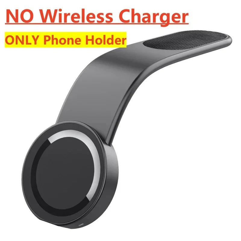 Magnetic Car Wireless Charger Fast Charging Car Phone Holder Center Control Screen Dashboard for iPhone 15 14 13 Samsung Xiaomi
