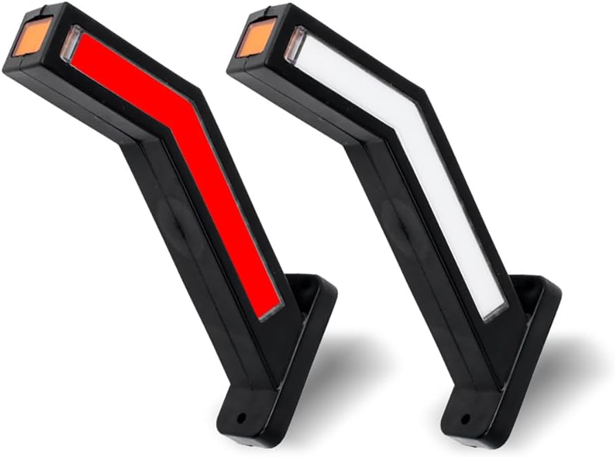 NEWFUN 12-24V LED Luces Indicadoras Laterales, Luces Laterales, Luces de Posición para Remolques de Camiones, Camiones de Remolque, Short Haul, Luces Indicadoras Laterales para GM Truck Benders