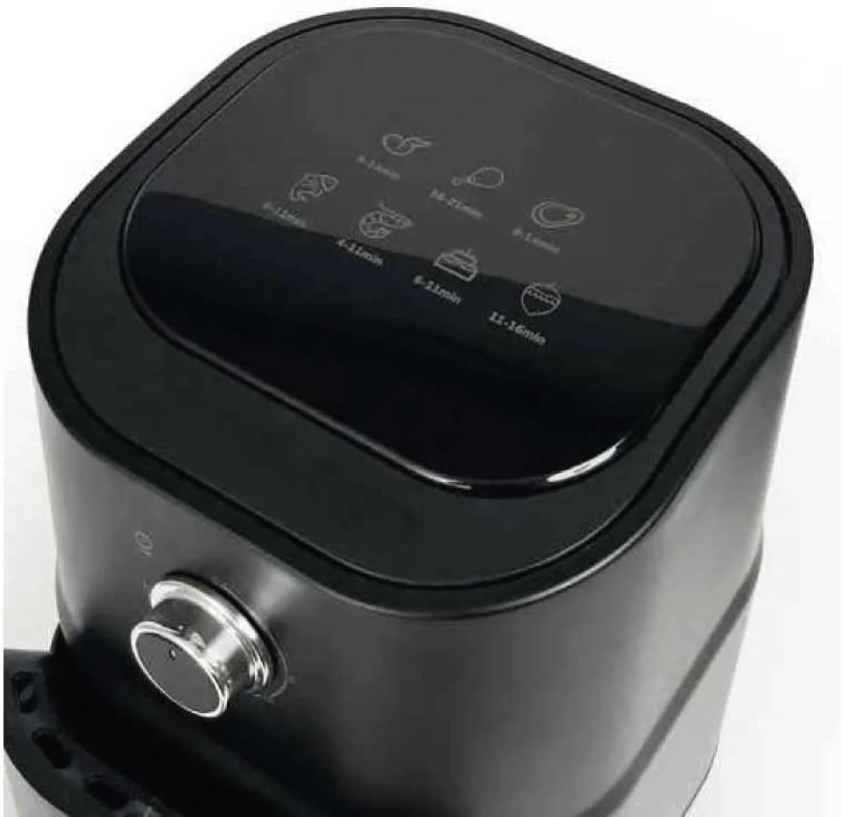 Freidora Air fryer de Aire Portátil para Camiones y Furgonetas 1L, Compatible con Enchufe de Mechero 24V, Silenciosa, Diseño Moderno y Elegante, cocina rápido.