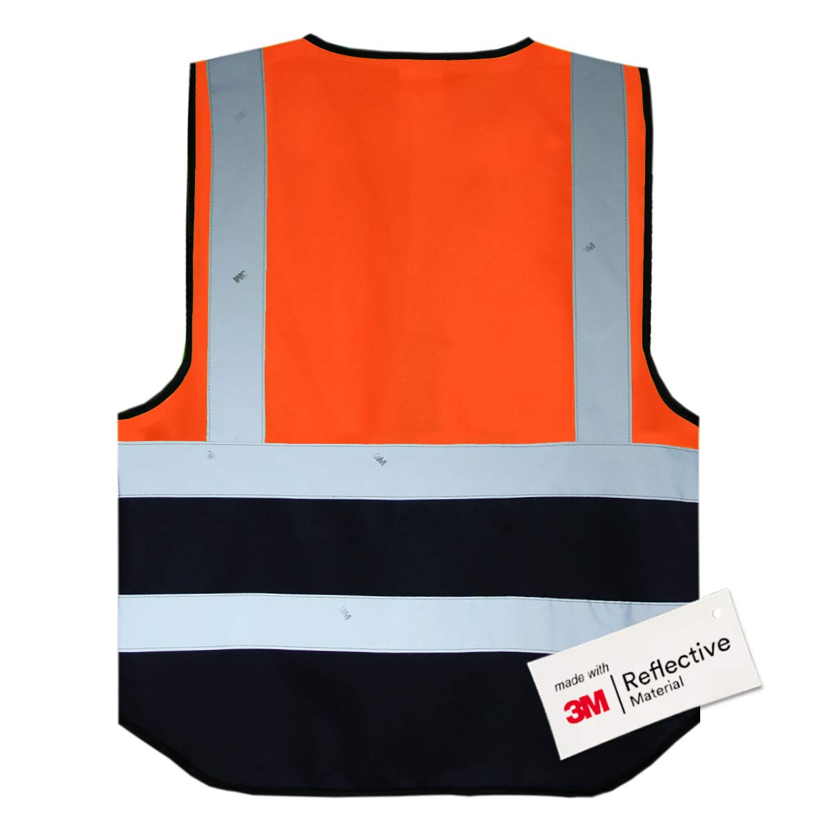 Salzmann Chaleco de Seguridad - Chaleco de Trabajo Multibolsillos - Hecho con cinta reflectante 3M