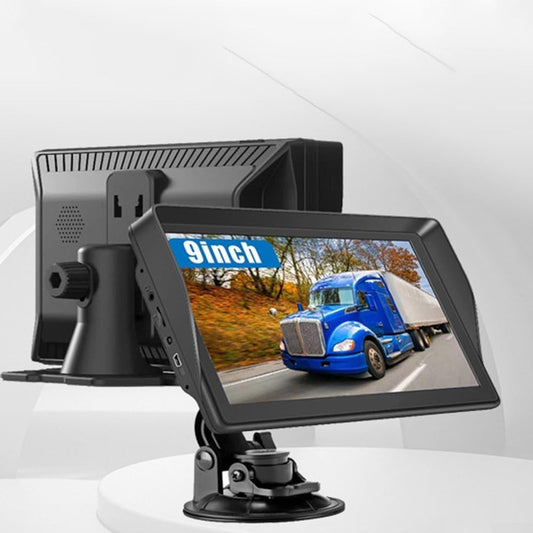 VRTYVEYBB Navegador GPS 9 Pulgadas Camión GPS Conductores Comerciales Para Europa Reino Unido Francia 8G+256M Gran Pantalla Táctil Mapas Offline Actualizaciones de por Vida Guía de Voz Multi-Idioma