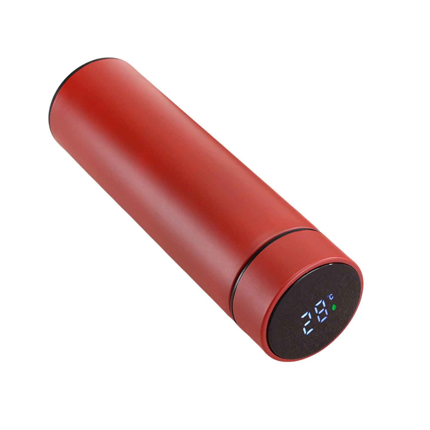 Botella de agua inteligente de acero inoxidable, termo, taza de viaje con pantalla táctil LCD inteligente, mantiene caliente o frío, portátil, para té, café, vacío, aislamiento al vacío en paredes