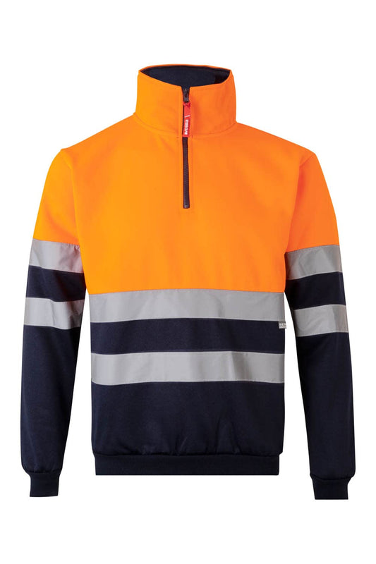 Velilla 305701 Camisola de alta visibilidade bicolor com fecho de correr