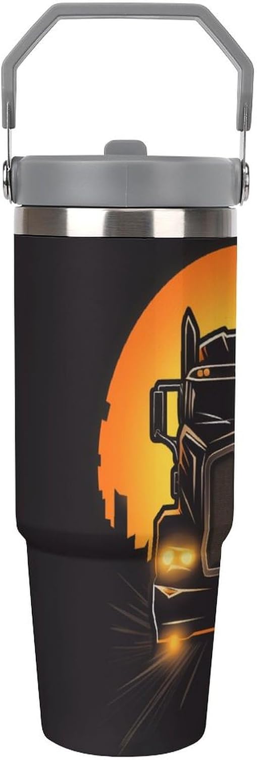 Camion grande Termo Para Café Con Tapadera Aislante - Ideal Para Llevar Y Mantener La TempeRattoura - Taza Termica Durable 30oz