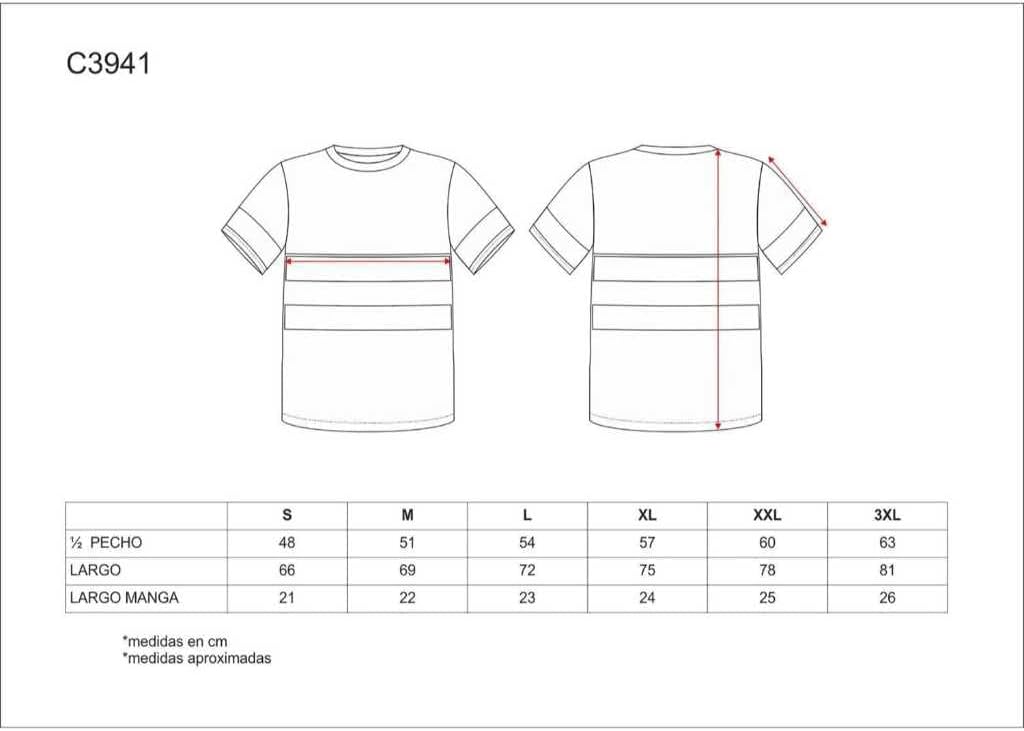 Work Team Camiseta Manga Corta de Trabajo, Alta Visibilidad y Cintas Reflectantes, EN ISO 20471. Unisex Amarillo A.V.+Marino L