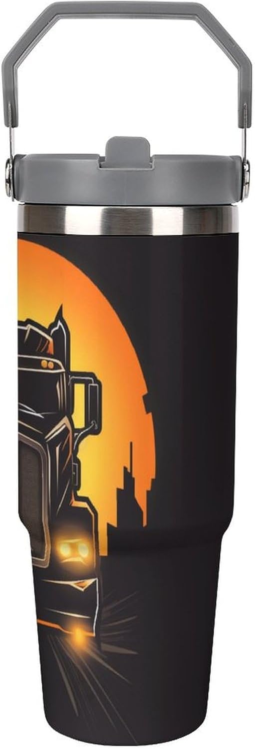 Camion grande Termo Para Café Con Tapadera Aislante - Ideal Para Llevar Y Mantener La TempeRattoura - Taza Termica Durable 30oz