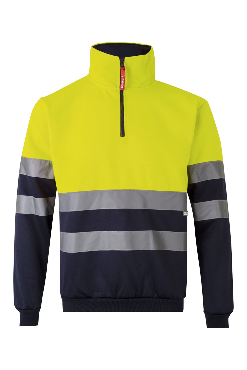 Velilla 305701 Camisola de alta visibilidade bicolor com fecho de correr