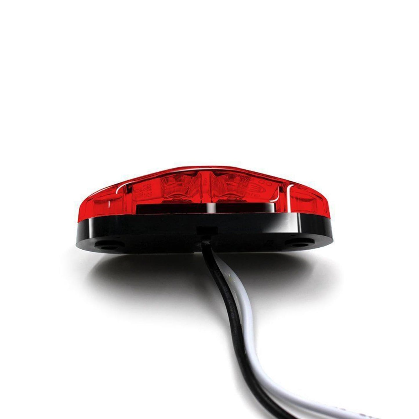 Krtopo 30X 2 Luces LED de Marcador Lateral 12 / 24V Trailer luz Lateral de Advertencia Luz Amarilla/Blanco/Rosa para Camión RV Caravan (Rosa+Amarilla+Blanco)