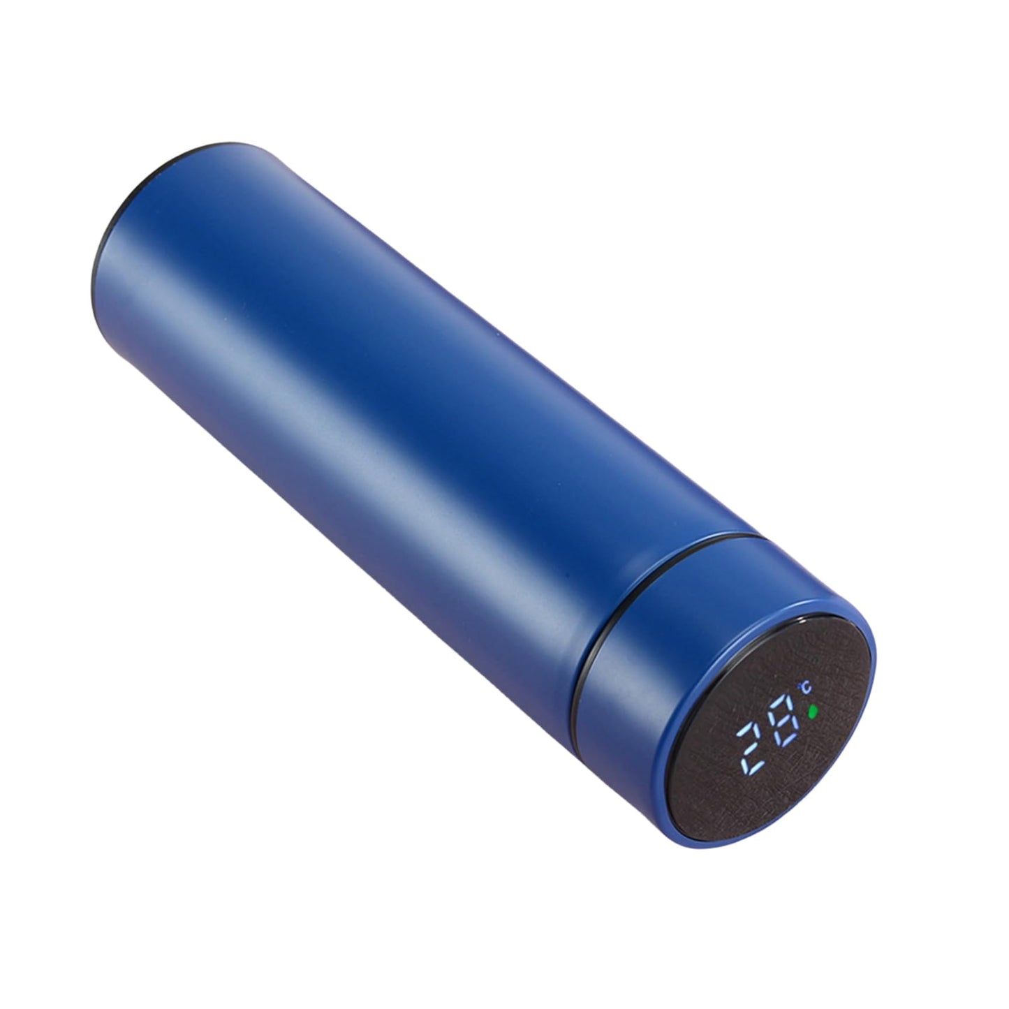 Botella de agua inteligente de acero inoxidable, termo, taza de viaje con pantalla táctil LCD inteligente, mantiene caliente o frío, portátil, para té, café, vacío, aislamiento al vacío en paredes