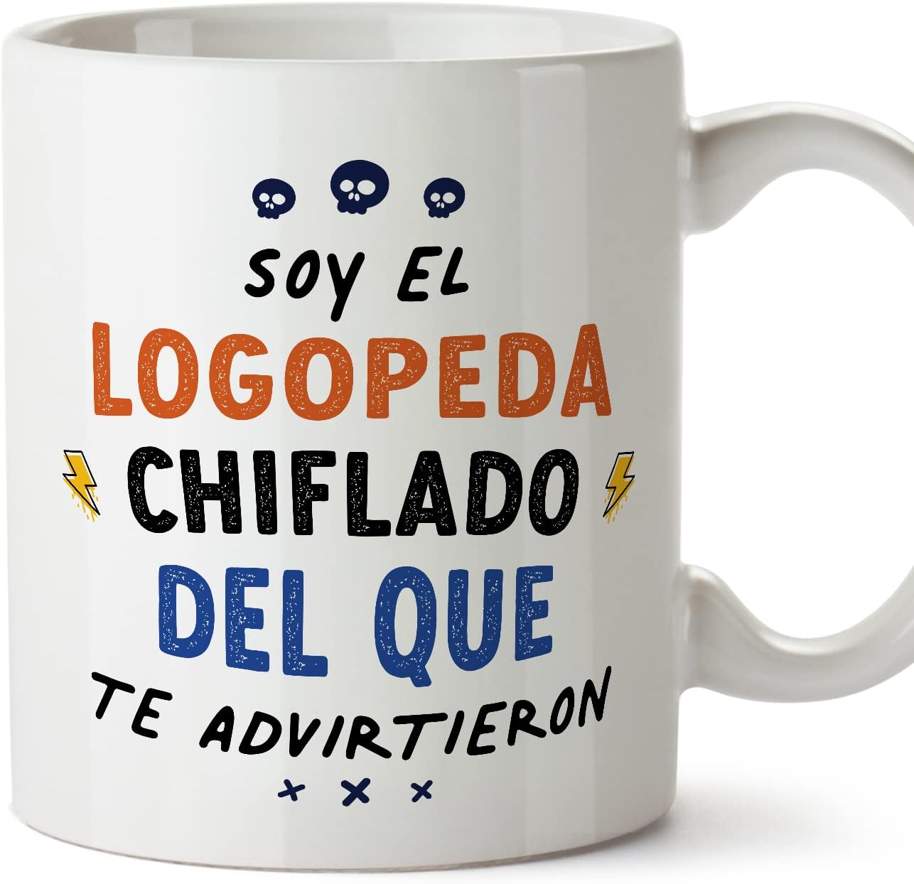 MUGFFINS Tazas para CAMIONERA mujer - En Español - Todos te advirtieron - 11 oz / 330 ml - Regalo original y divertido