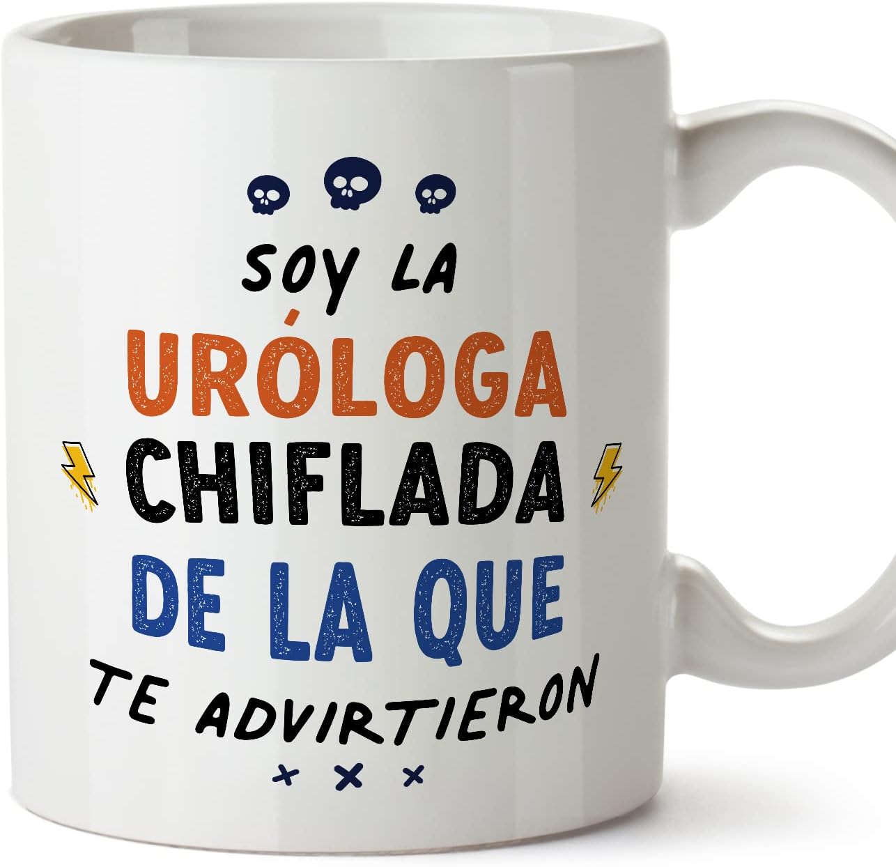 MUGFFINS Tazas para CAMIONERA mujer - En Español - Todos te advirtieron - 11 oz / 330 ml - Regalo original y divertido
