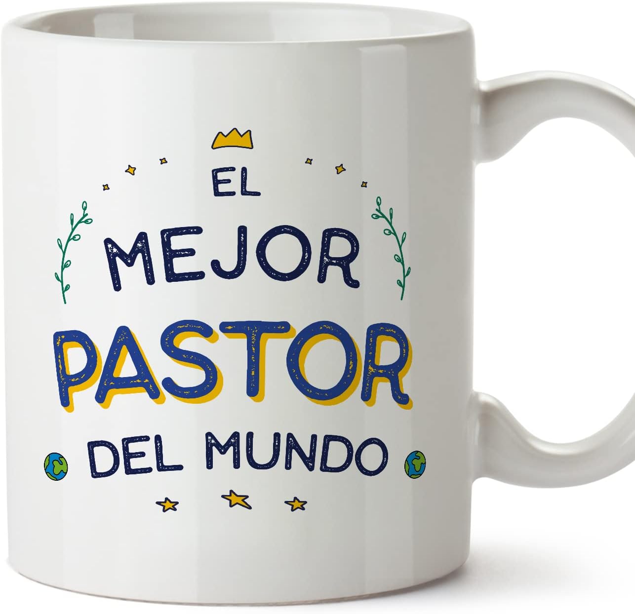 MUGFFINS Tazas para CAMIONERO hombre - En Español - Mejor del Mundo - 11 oz / 330 ml - Regalo original y divertido
