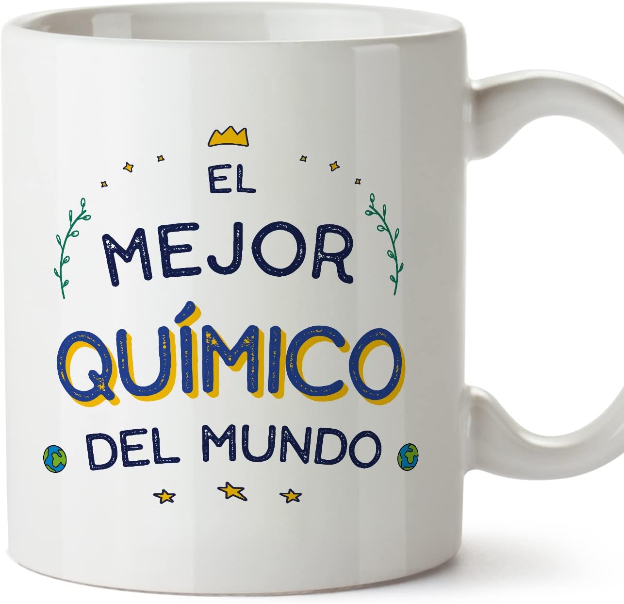 MUGFFINS Tazas para CAMIONERO hombre - En Español - Mejor del Mundo - 11 oz / 330 ml - Regalo original y divertido