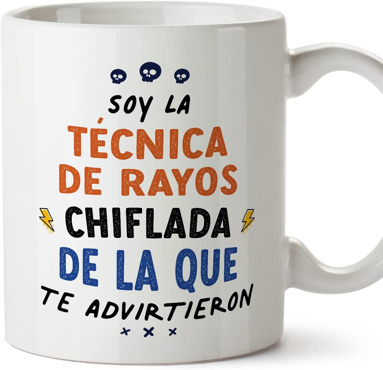 MUGFFINS Tazas para CAMIONERA mujer - En Español - Todos te advirtieron - 11 oz / 330 ml - Regalo original y divertido