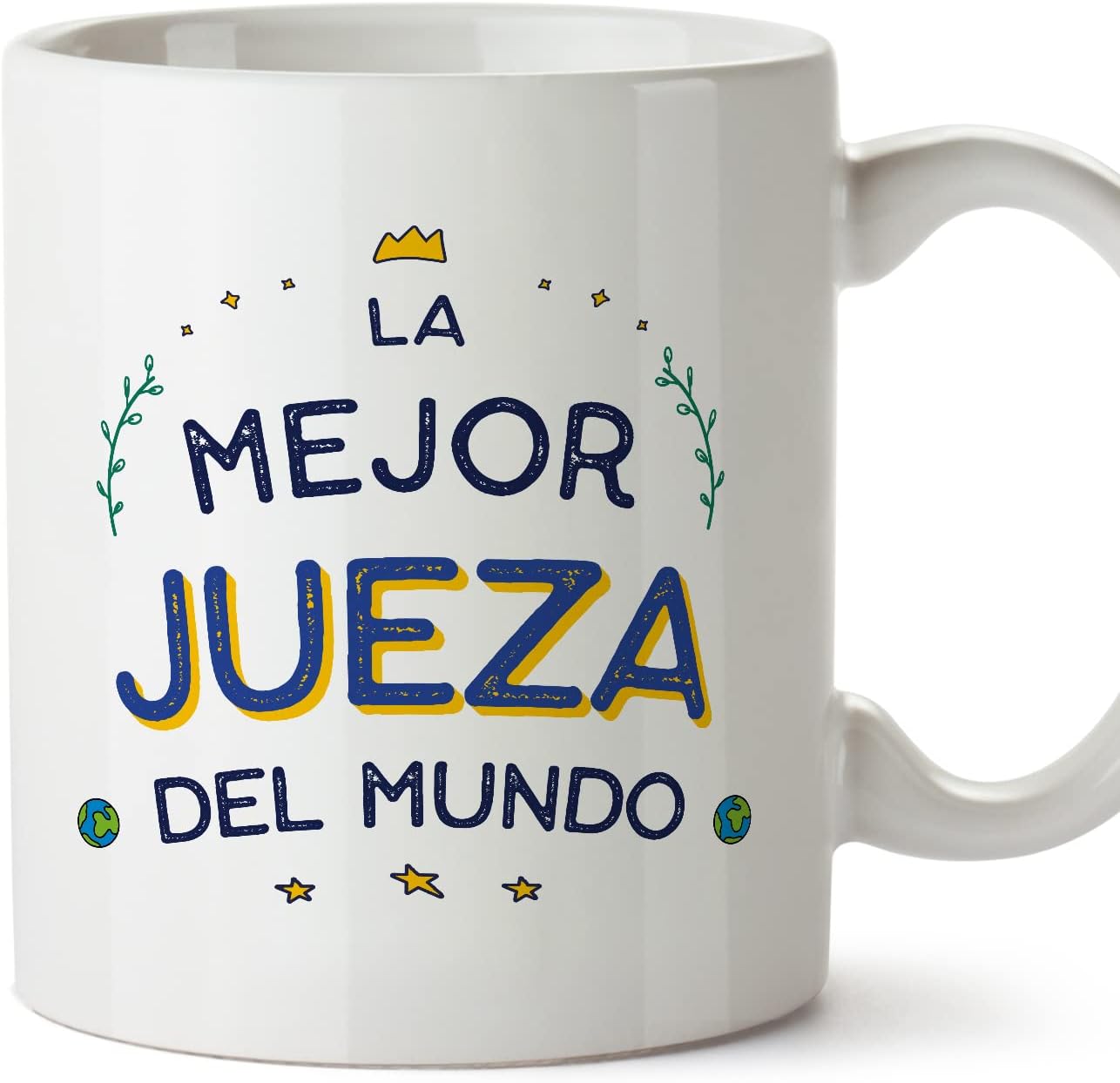 MUGFFINS Tazas para CAMIONERO hombre - En Español - Mejor del Mundo - 11 oz / 330 ml - Regalo original y divertido