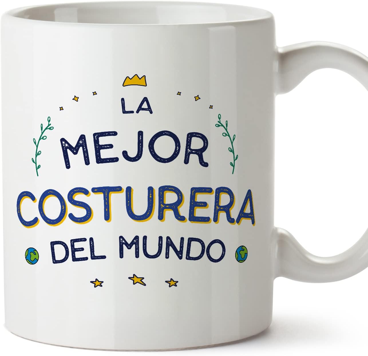 MUGFFINS Tazas para CAMIONERO hombre - En Español - Mejor del Mundo - 11 oz / 330 ml - Regalo original y divertido