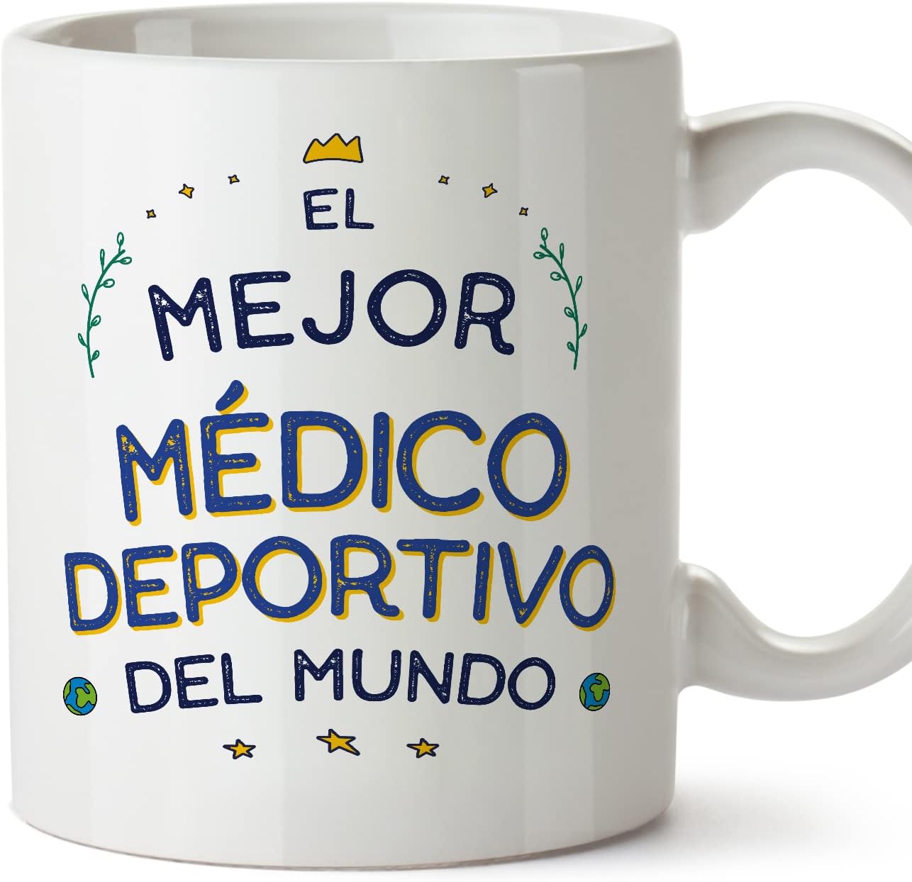 MUGFFINS Tazas para CAMIONERO hombre - En Español - Mejor del Mundo - 11 oz / 330 ml - Regalo original y divertido