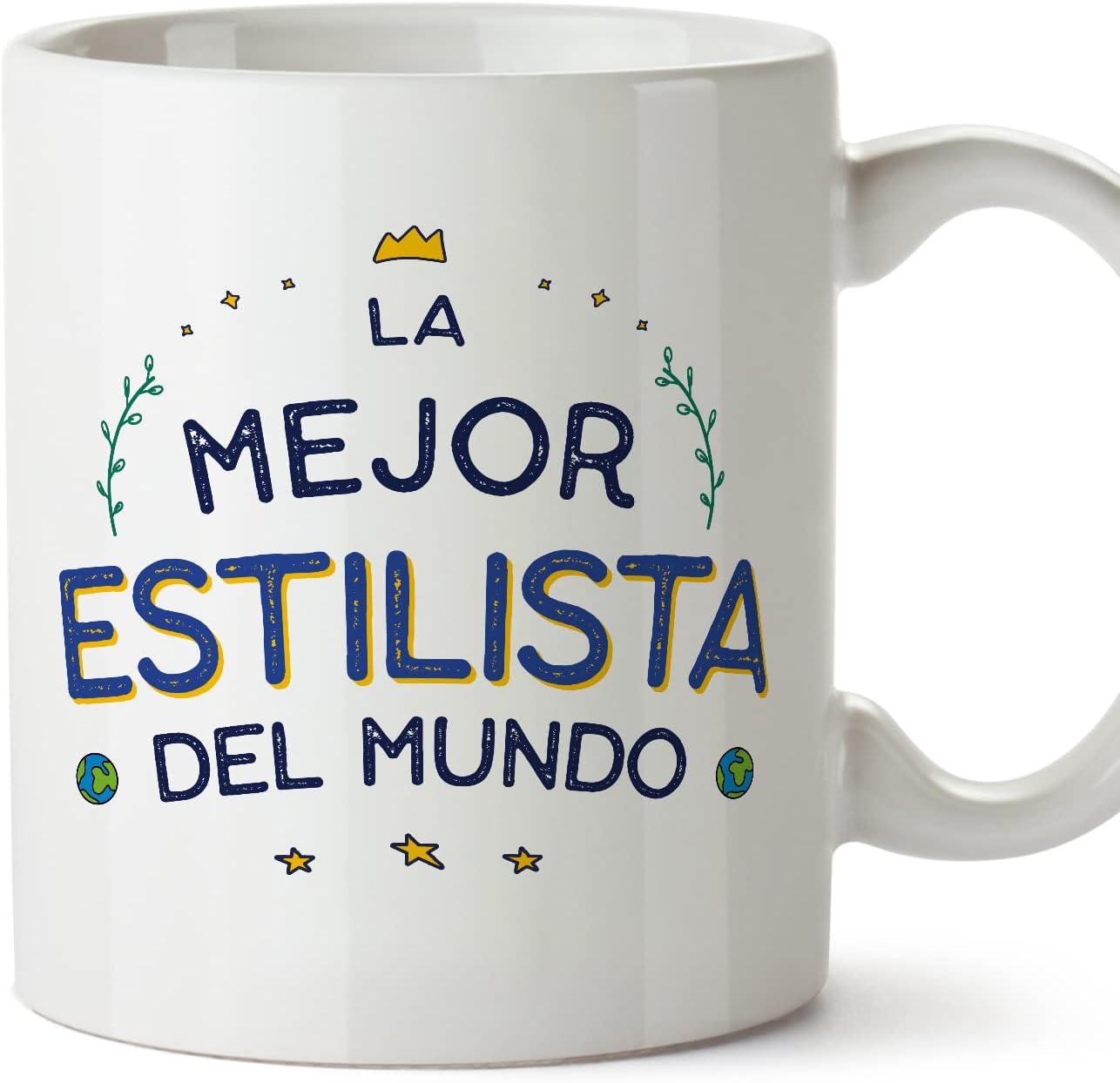 MUGFFINS Tazas para CAMIONERO hombre - En Español - Mejor del Mundo - 11 oz / 330 ml - Regalo original y divertido