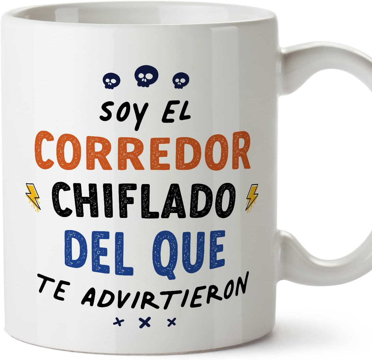 MUGFFINS Tazas para CAMIONERA mujer - En Español - Todos te advirtieron - 11 oz / 330 ml - Regalo original y divertido