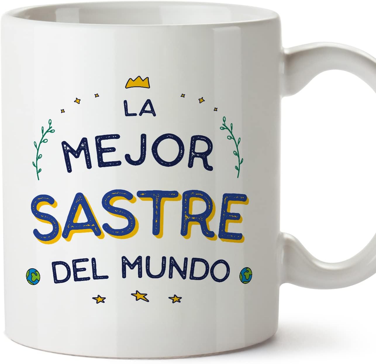 MUGFFINS Tazas para CAMIONERO hombre - En Español - Mejor del Mundo - 11 oz / 330 ml - Regalo original y divertido