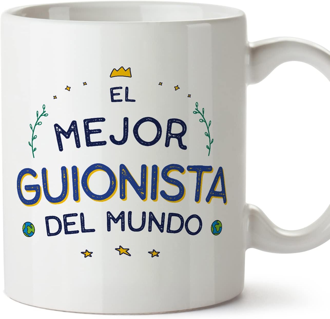 MUGFFINS Tazas para CAMIONERO hombre - En Español - Mejor del Mundo - 11 oz / 330 ml - Regalo original y divertido