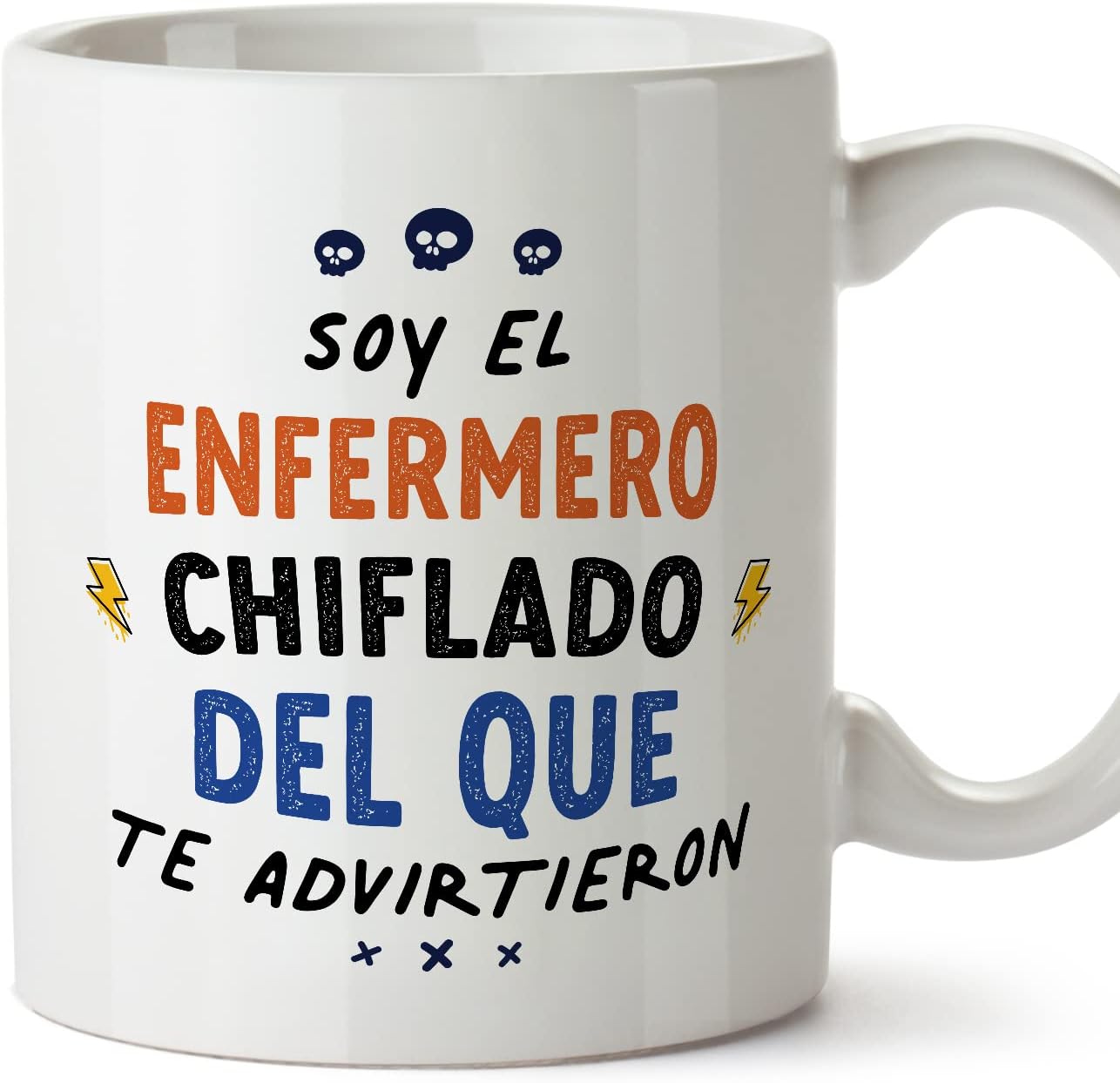 MUGFFINS Tazas para CAMIONERA mujer - En Español - Todos te advirtieron - 11 oz / 330 ml - Regalo original y divertido