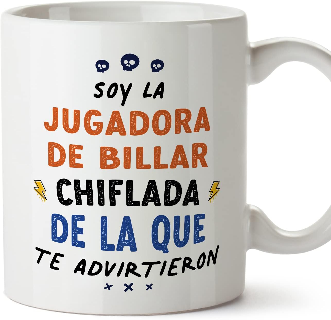 MUGFFINS Tazas para CAMIONERA mujer - En Español - Todos te advirtieron - 11 oz / 330 ml - Regalo original y divertido