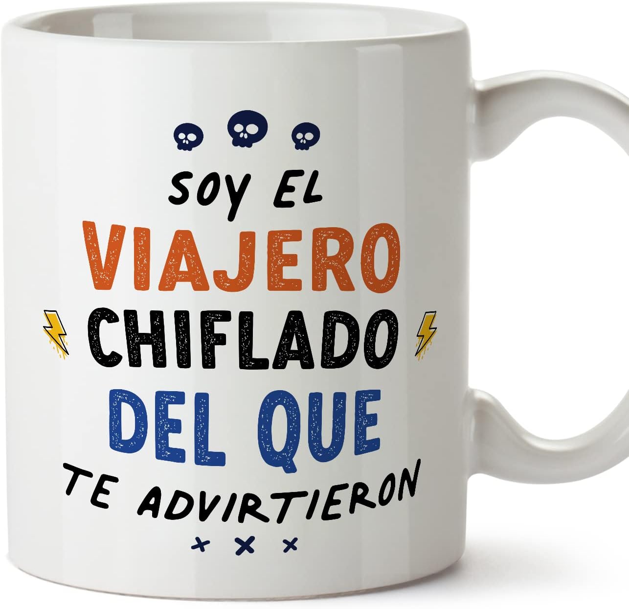 MUGFFINS Tazas para CAMIONERA mujer - En Español - Todos te advirtieron - 11 oz / 330 ml - Regalo original y divertido