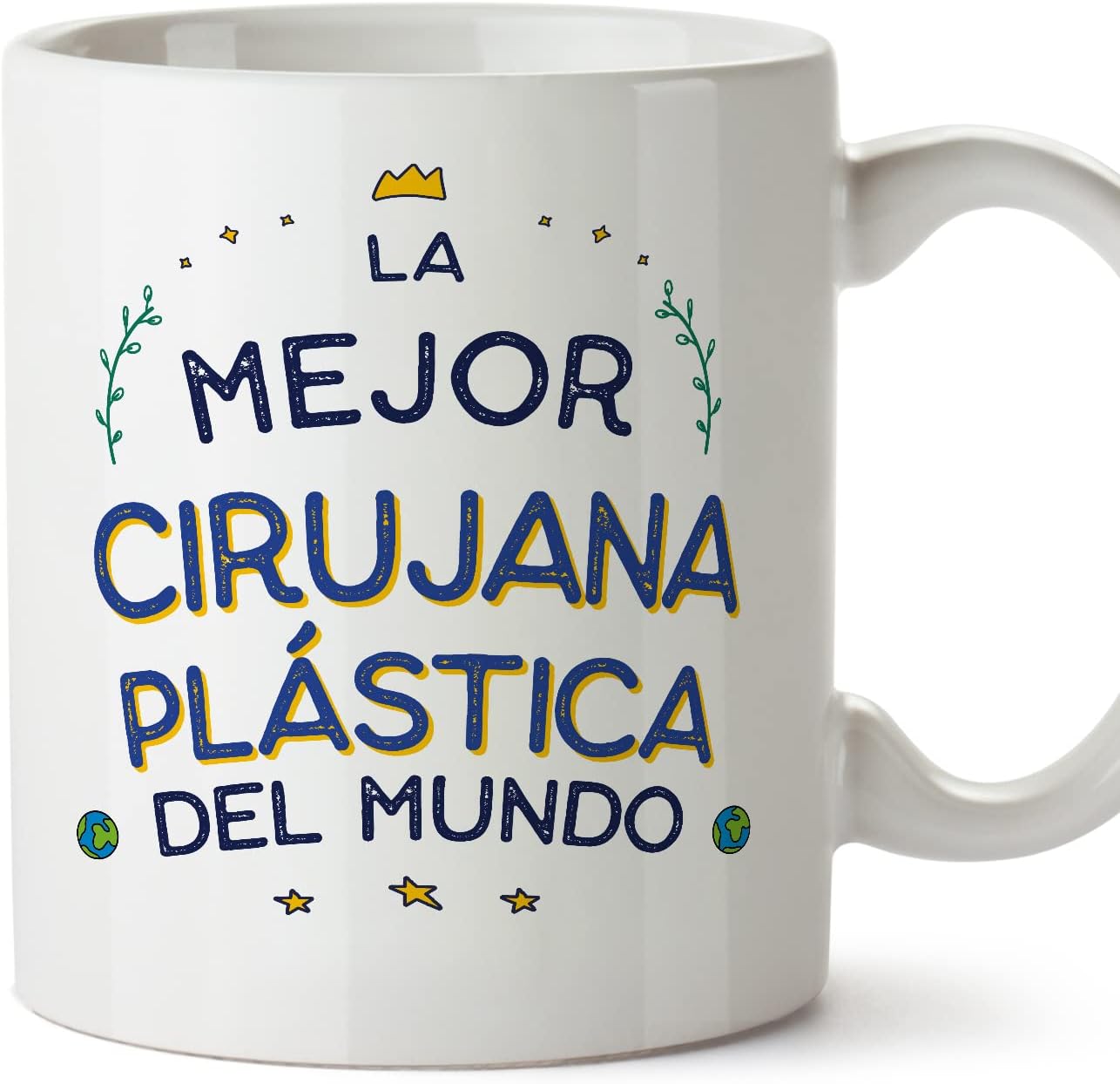 MUGFFINS Tazas para CAMIONERO hombre - En Español - Mejor del Mundo - 11 oz / 330 ml - Regalo original y divertido